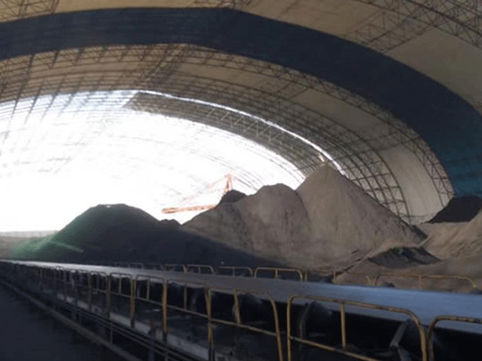 濟南唐山煤棚料倉網架